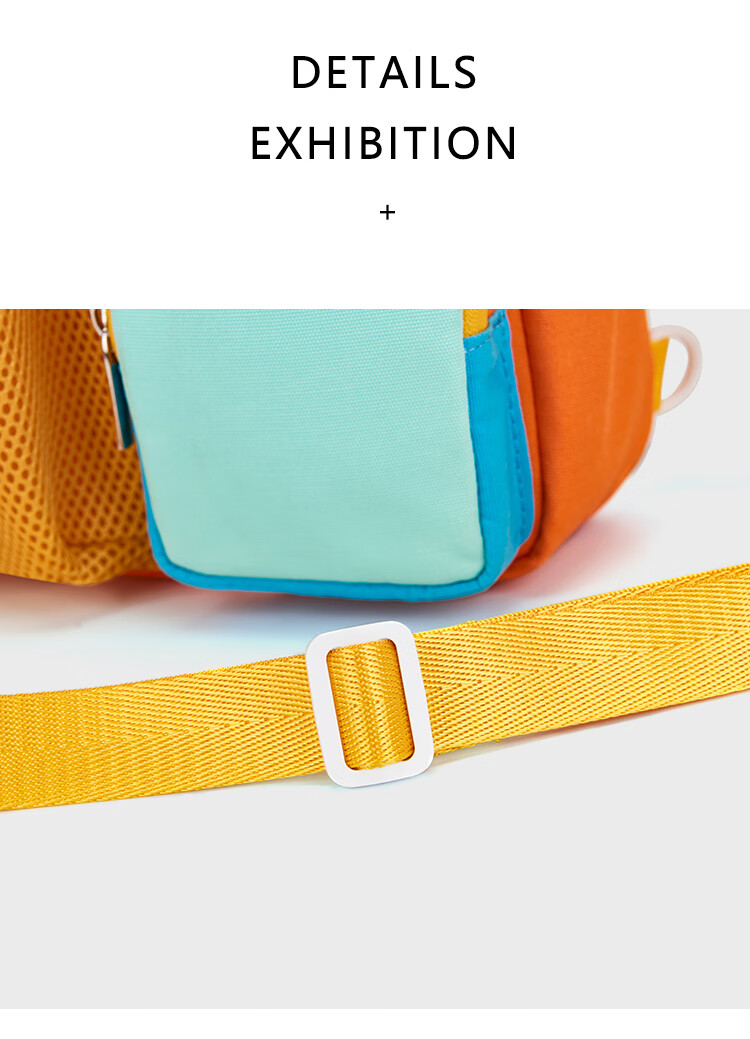 Three Duckling Lightweight Crossbody Bag Storage Bag Dopamine Casual Outdoor Sports Travel Multifunctional Single Shoulder Crossbody Backpack 5