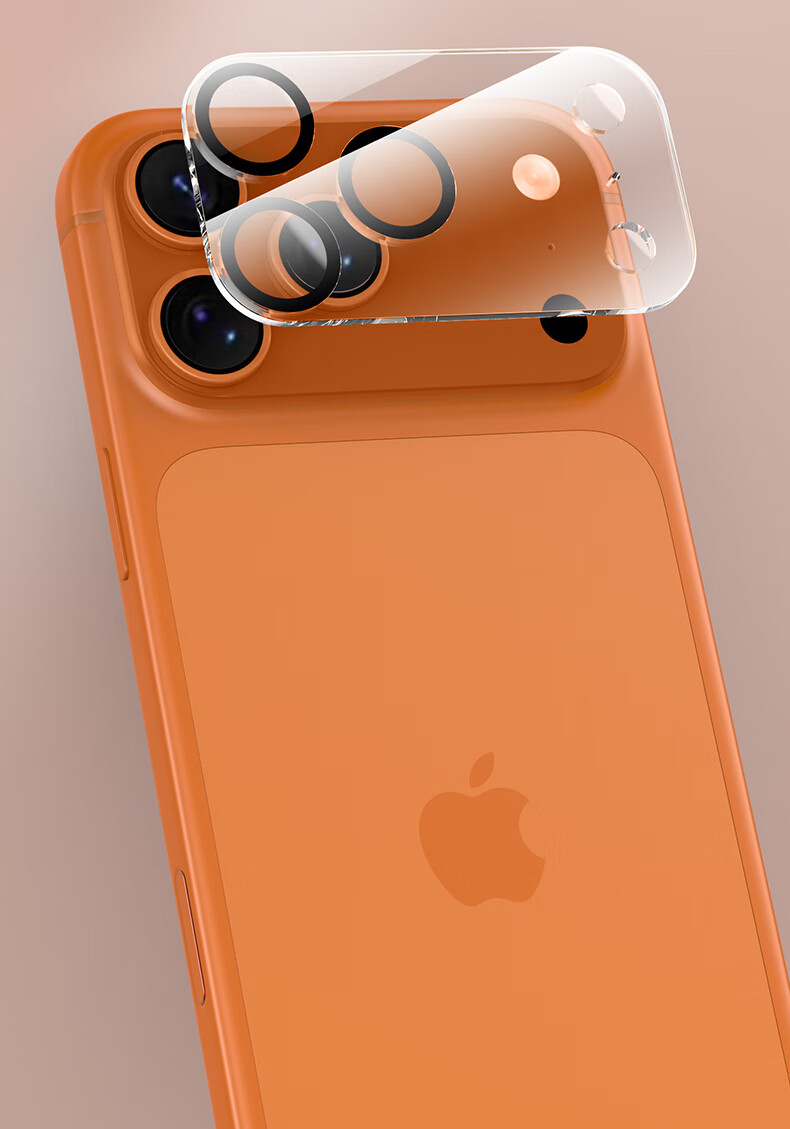 LANGLING [Transparent Full Coverage] Lens Protector for Apple 17 Pro, IPhone 17 Pro Screen Protector, Rear Camera Protection Film, High-Definition Anti-Scratch Wear-Resistant 2