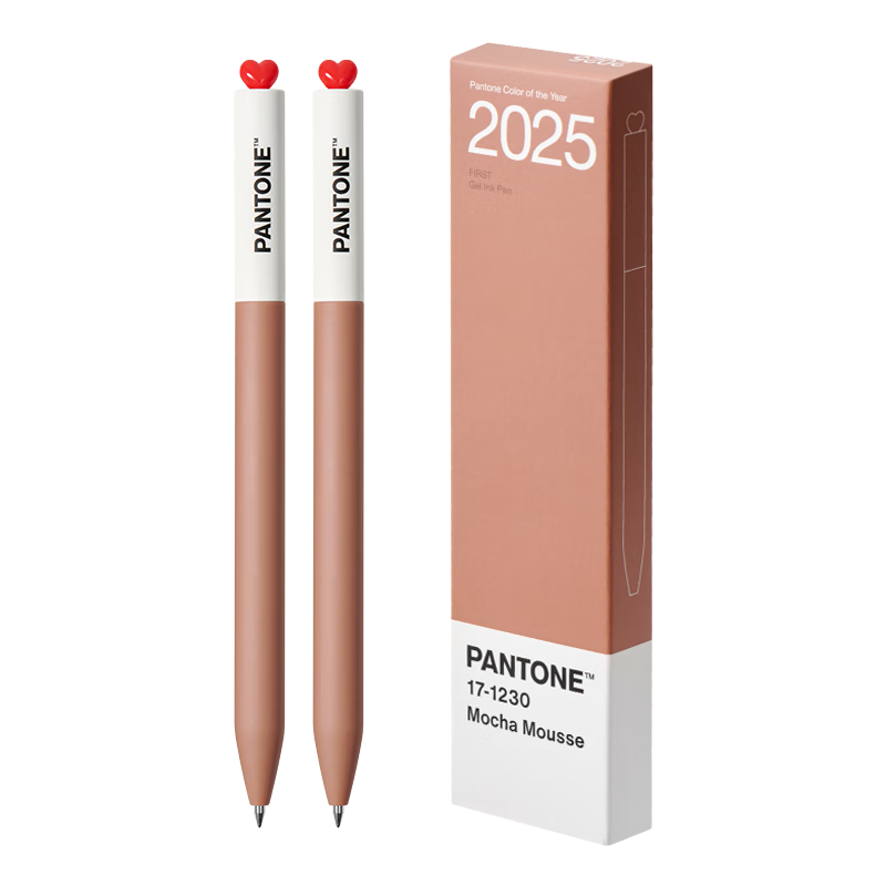 KACO X PANTONE Collaboration Pantone 0.5mm Gel Pen, Stylish Signature Pen, Quick-Drying Ballpoint Pen, Black Ink Pen, Carbon Pen, Student Exam Pen (2025), 2-Pack
