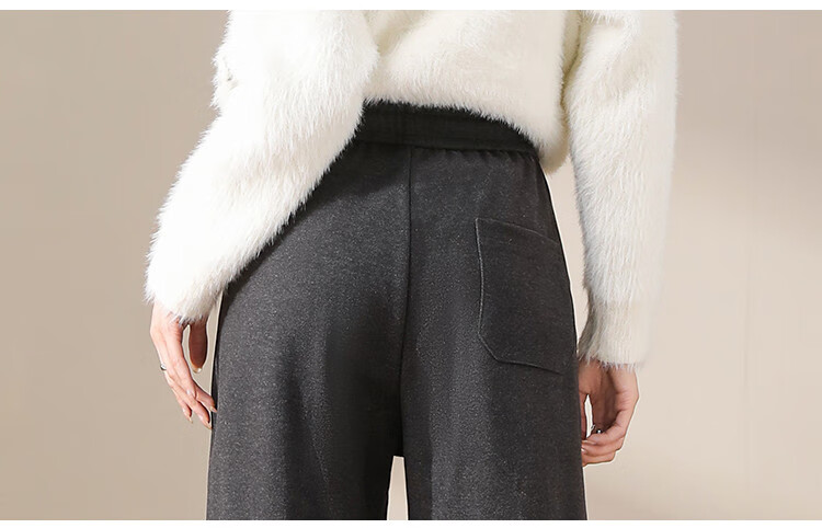 Dme [Mid-Rise Design to Make Legs Look Straight And Long] Relaxed Loose-Fitting Wide-Leg Pants, Soft And Skin-Friendly Glutinous Rice Pants 15