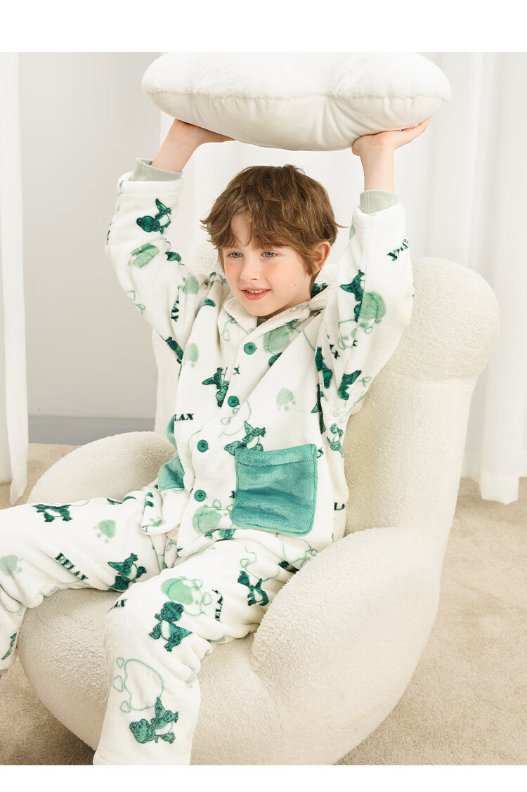 DISNEY Kids Girls' Flannel Pajama Set, Durable, Anti-Static, Homewear, Winter 2024, DB442LE04 Pink, Size 110 24