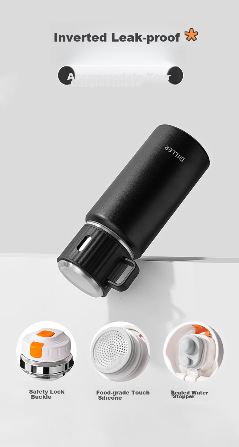 CICA Insulated Mug for Women And Men, Large Capacity, Stylish Design, 316L Food-Grade Stainless Steel, Student Water Bottle, New 2026 Model 9