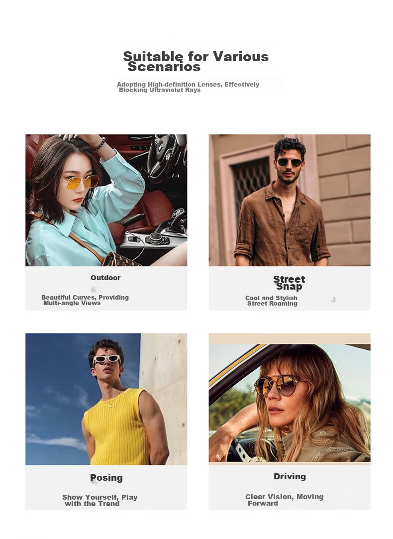 CAPONI Polarized Brown Sunglasses for Men And Women, Day And Night Use, Sunglasses with Prescription Lenses for Driving, UV Protection And Sun Protectio 6
