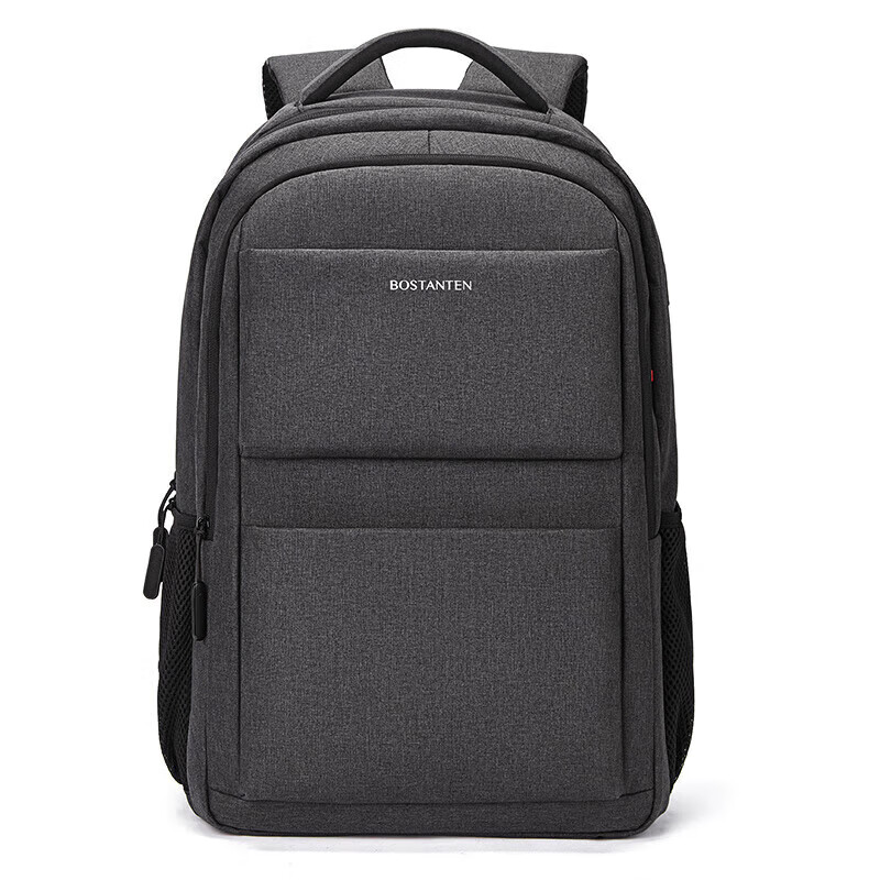 BOSTANTEN Men's Backpack, High School And College Student Bookbag, Trendy Business Travel Backpack, Large Capacity 17.3-Inch Laptop Bag