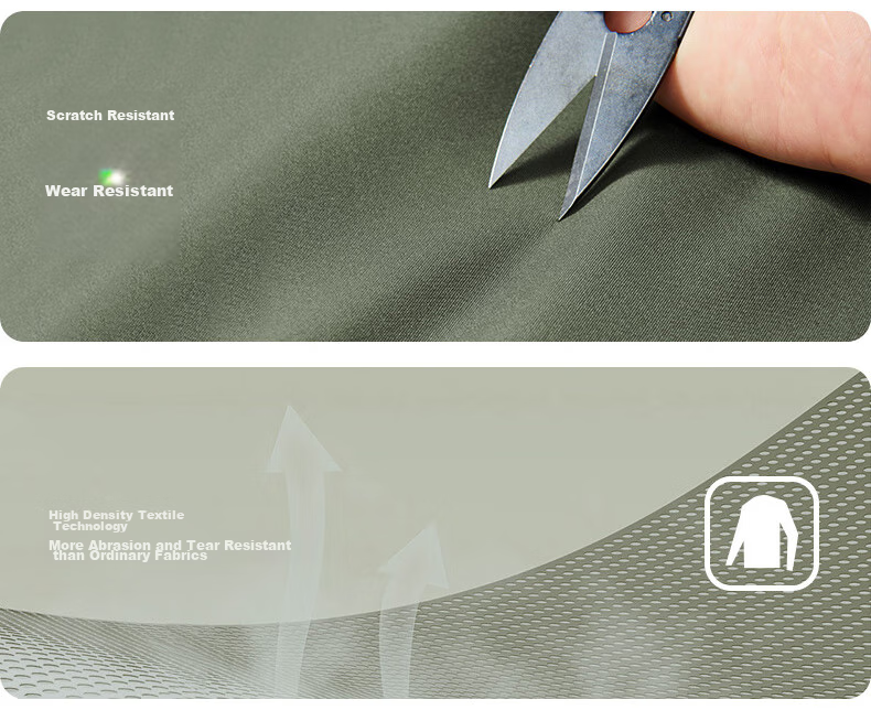 TECTOP Windproof Outdoor Hiking Jacket, Casual Outerwear, 2412205WT, Olive Green/ebony Gray, Size S 10