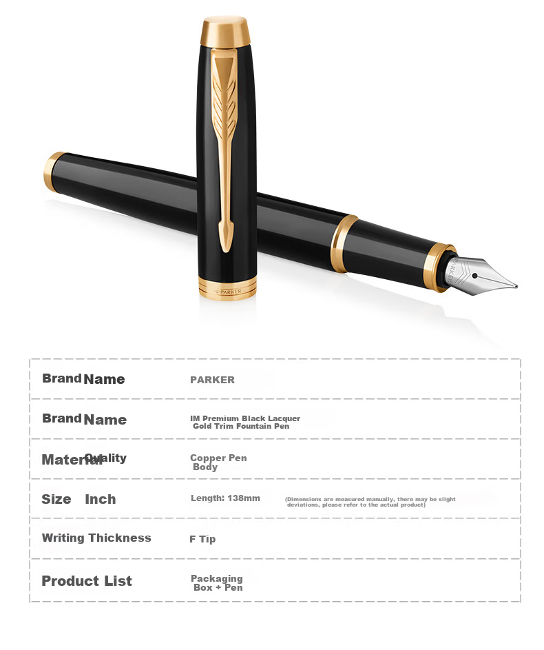 Parker Fountain Pen, Signature Pen, Birthday Gift, Writing Practice Tool, Aesthetically Pleasing, IM Metal Antique Bronze Brown Ink Pen, Mid-Autumn Festival Gift for Friends 2