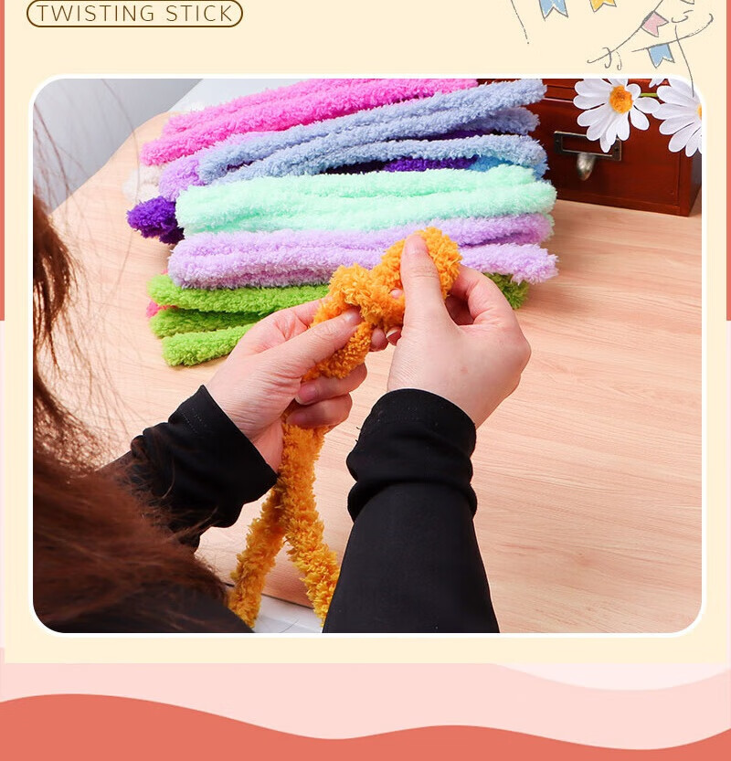 Xubeile Plush Stuffed Animal, Thickened Fleece, Twisted Dog Toy, DIY Craft Kit, Gift for Girls And Children, Decorative Item 4