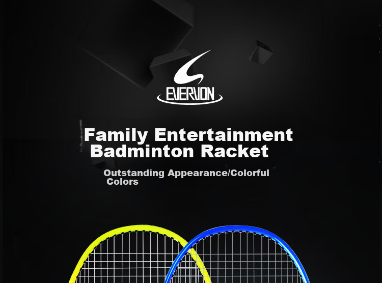 EVERVON Badminton Racket Set, Ultra-Light And Durable, for Adults And Students, Entertainment Model 301+300 Rackets, Shuttlecocks Included 1