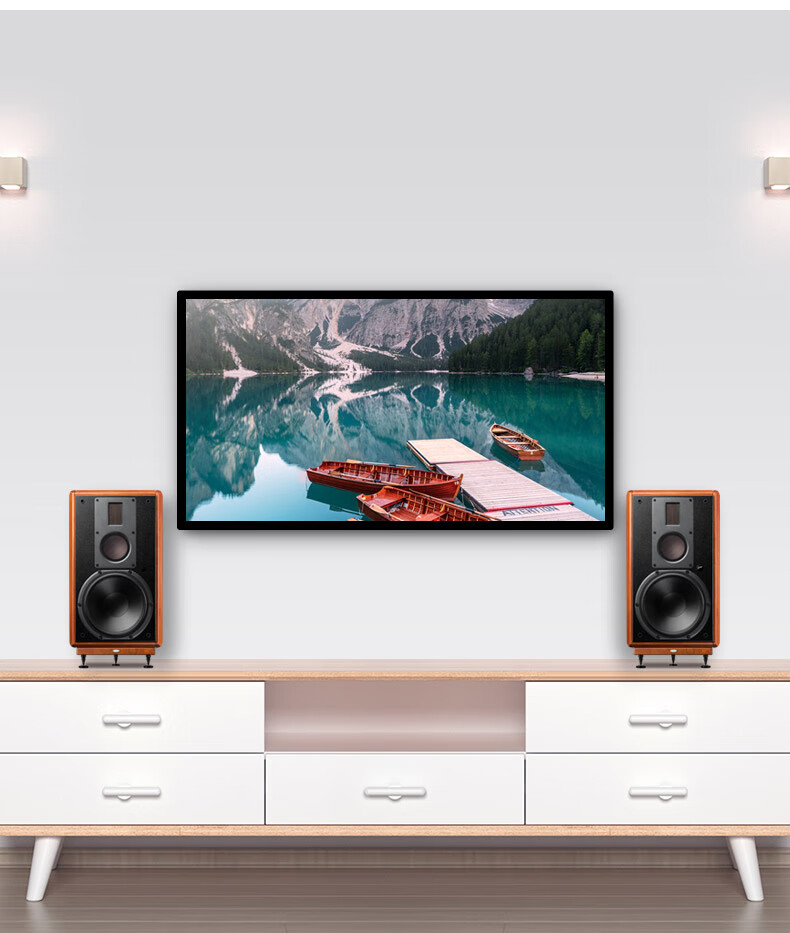 HiVi Diva Stand Speaker Support 2.0 HiFi Audio Stand, Black Home Theater Floor-Standing Surround Speaker Stand 7
