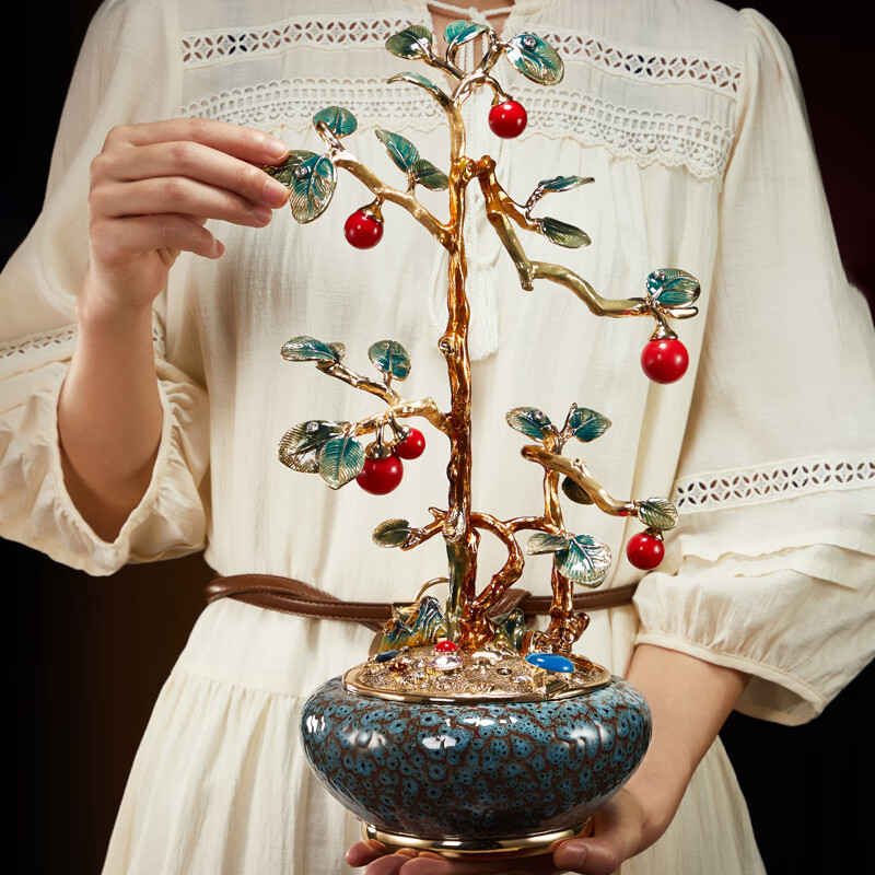 Norsman Money Tree Fortune Plant Ornament Living Room TV Cabinet Decoration Store Opening Gift Housewarming Moving Gift