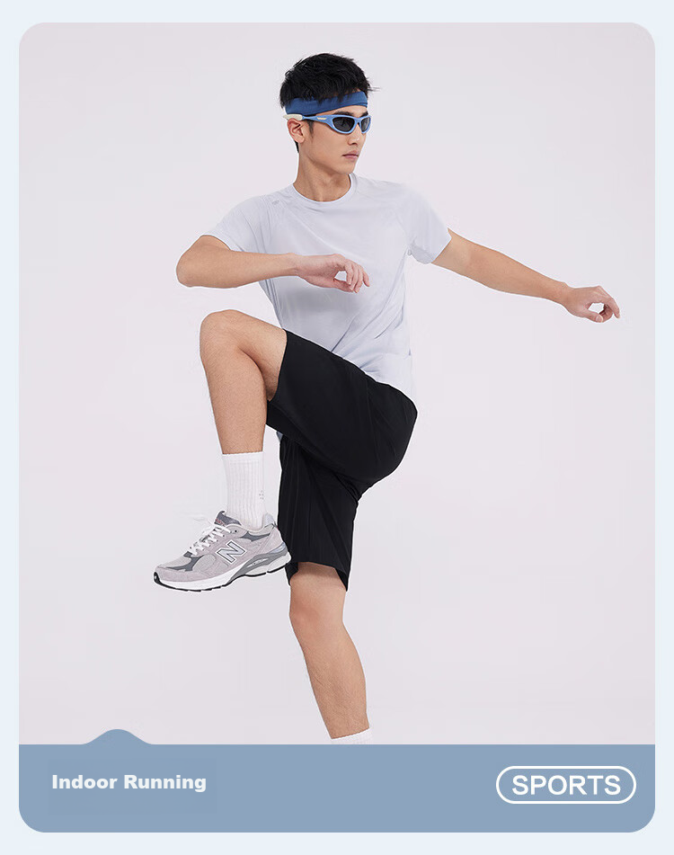 JD Original [Ultra-Light Quick-Dry] Sports T-Shirt, Summer Outdoor Running Fitness Short-Sleeve Men's T-Shirt, Light Gray 1.0, Size M 13