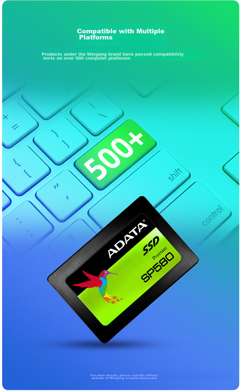 ADATA 240GB SSD Solid State Drive, SATA 3.0 Interface, SP580 4