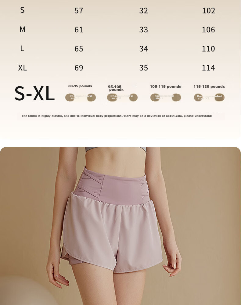 XUEXIMAN Yoga Shorts for Women, Anti-Chafing Breathable Quick-Dry Shorts, Running Training High-Waist Fitness Pilates Shorts, Summer Three-Quarter Length 11