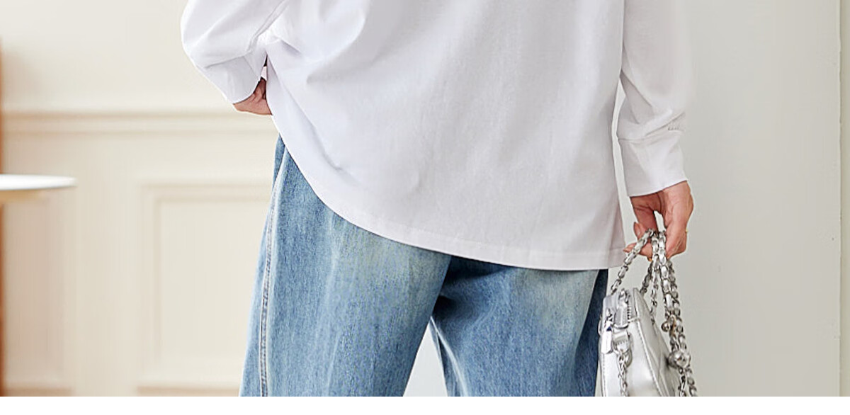 PinCai Long-Sleeve T-Shirt for Women, Classic Loose-Fit Base Layer, Stylish Niche Top for Inner Wear P12KE1855 49