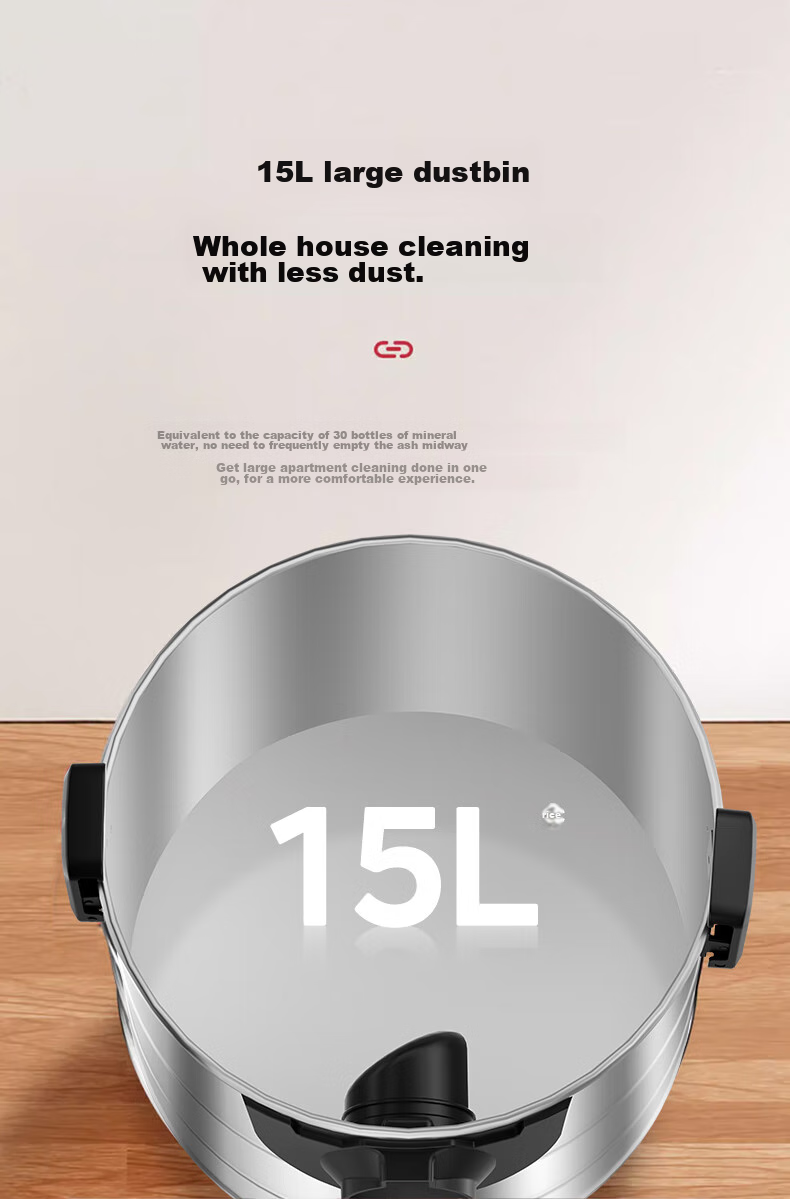 Midea 35L Drum Vacuum Cleaner Household Powerful Industrial Wet Dry Blower Large Capacity T6 13