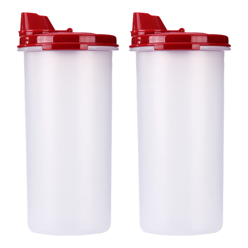 Tupperware Medium Oil Bottle Set of 2, Kitchen Sealed Leakproof Oil Dispenser for Condiments And Seasonings, Food-Grade Safe, 650ml