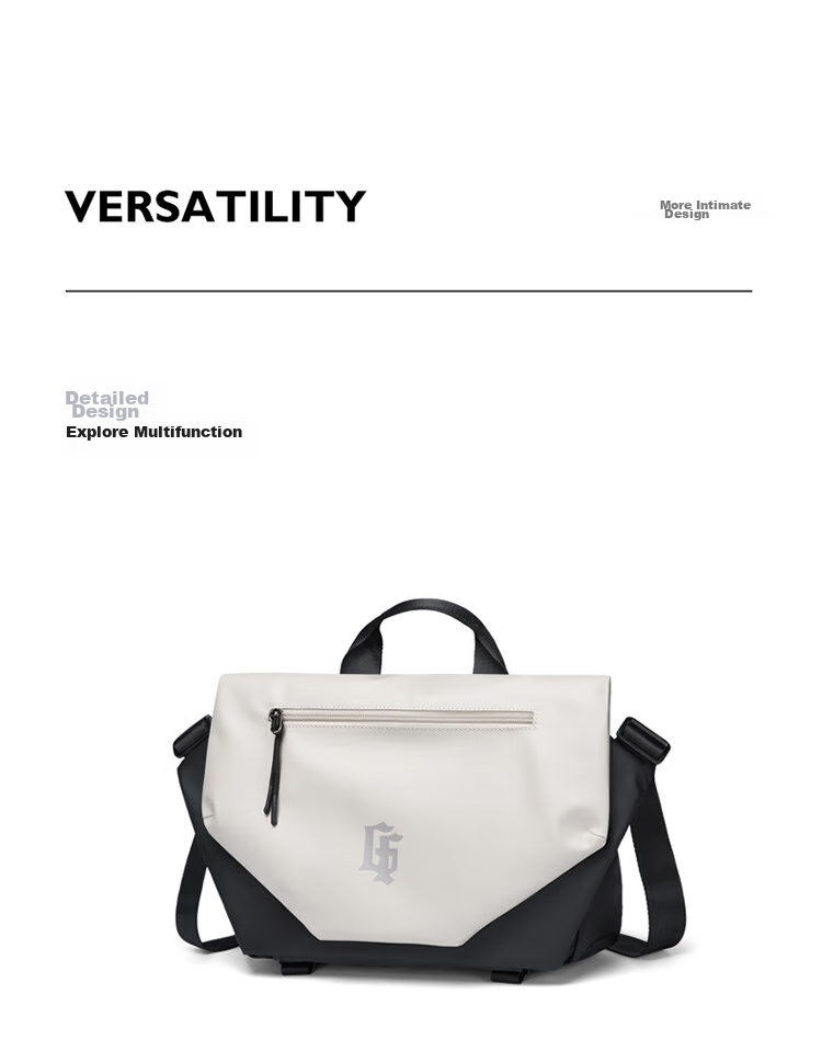 GOLF Shoulder Bag for Men, Large Capacity Crossbody Bag, Trendy Water-Resistant Casual Lightweight IPad Bag, Fashionable Sports Messenger Bag 11