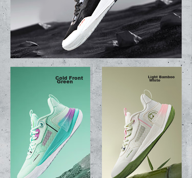 PEAK Taiji Youxia 2.0 Basketball Shoes for Men, Comfortable Shock Absorption, Practical Competition Sneakers, Sports Shoes for Men DA410027 23