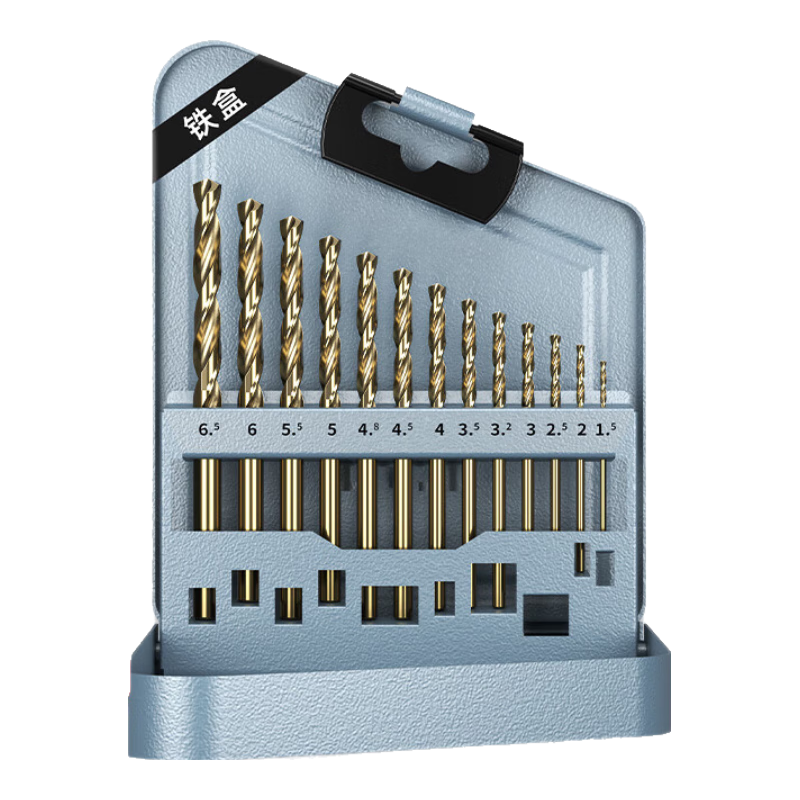 HUHAO M35 Cobalt-Containing Super Hard Twist Drill Bit Set for Drilling Iron, Metal, Steel Plates, Stainless Steel, Specialized Hand Drill Bits