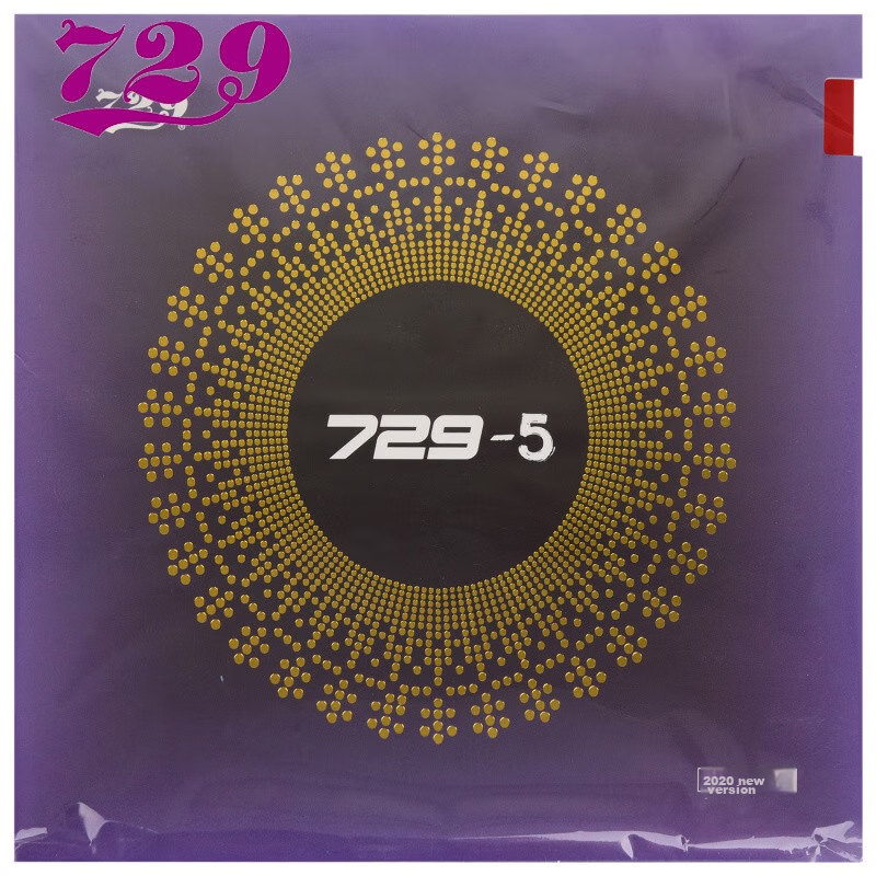 729 Table Tennis Rubber Inverted Rubber 729 -5 Set Rubber Inner Energy Sticky Red 42 Degrees