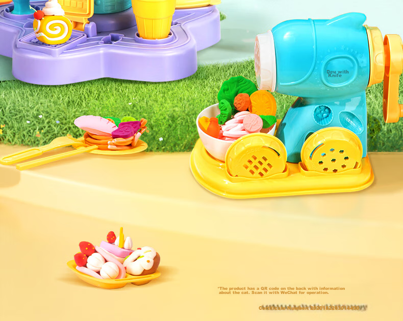 Deli 24-Color Food-Grade Colored Clay Non-Clay Play Dough Toy Birthday Gift Craft YC180-24A 3