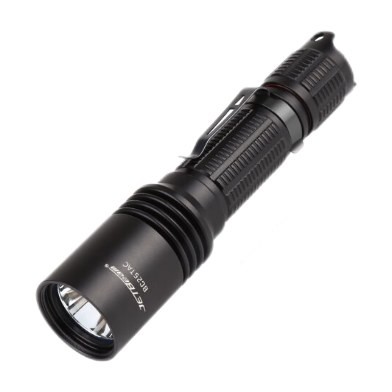 JETBeam BC25TAC High-Intensity Flashlight, Outdoor Bright Long-Range Emergency Camping Light