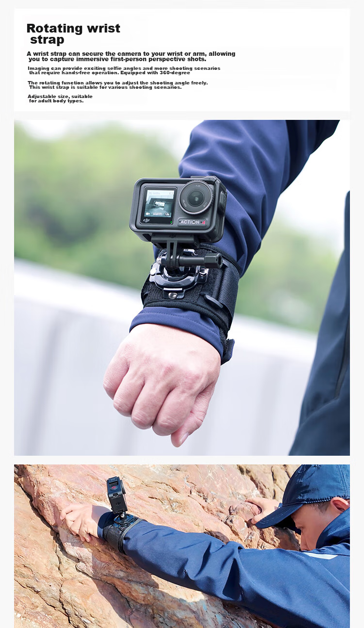 MAXCAM Suitable for DJI Osmo Action 6/5/4/3 Pro Action Camera, Car Nano Adhesive Suction Cup Glass Fixing Car Mount Accessory 25