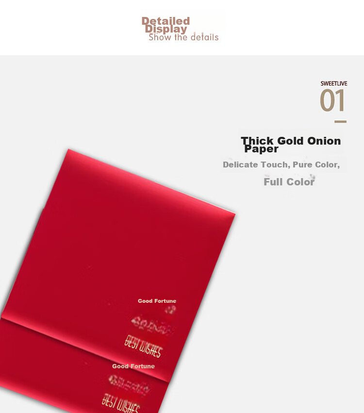 Qingwei Fu Character Red Envelopes, Pack of 12, for Weddings, Birthdays, Business Openings, Housewarming, And Commercial Use, Golden Paper Version, 100 Yuan Denominatio 6