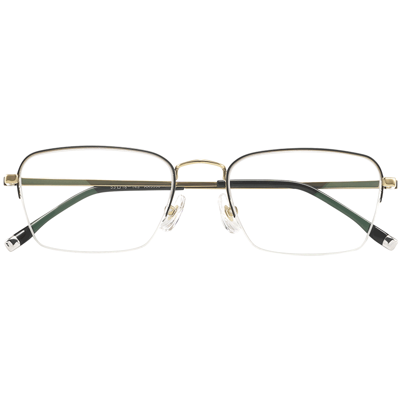 Sunset Red Pure Titanium Reading Glasses Unisex Ultra-Light High-Definition Blue Light Blocking Premium Middle-Aged and Elderly AX3338 250 Degree
