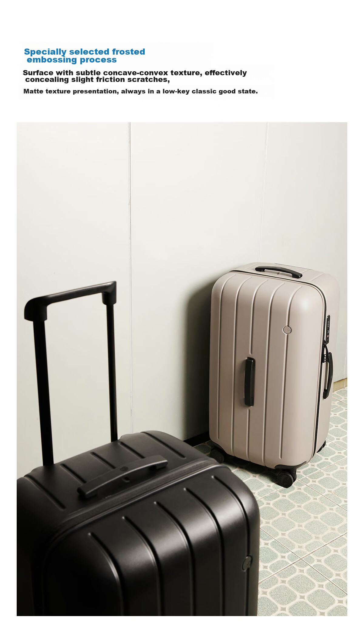 ITO CLASSIC NEAT Sand Brown 30-Inch Large Capacity Suitcase Trolley Case, Sold by JD Travel Password Lock Luggage 7