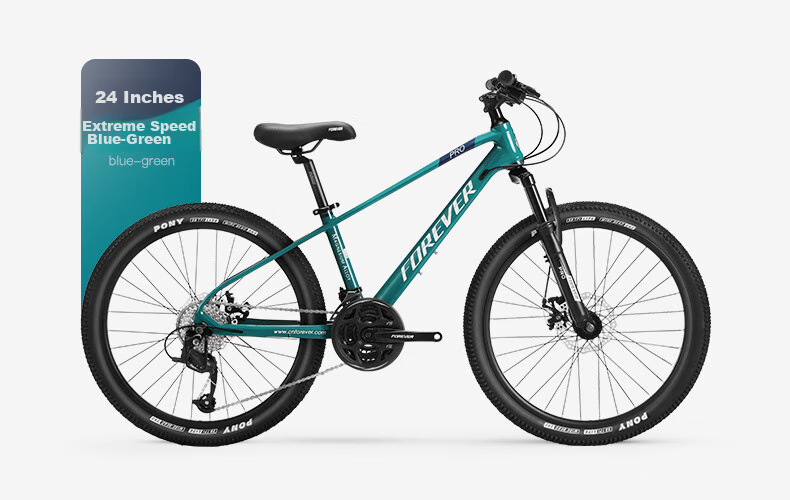 FOREVER Mountain Bike, 27-Speed, 26-Inch, for Men And Women, Adult And Youth, City Off-Road Bicycle, Nebula Gray 38