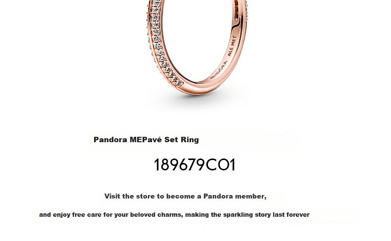 Pandora ME Intricate Diamond Ring, Personalized And Elegant, Birthday Gift for Girlfriend 2