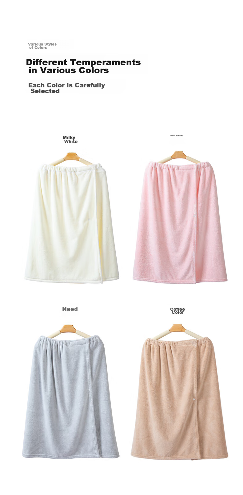 GGT Japanese Bath Towel, Home Use, Unisex Wearable Towel, Bathrobe Style, Soft And Comfortable, Absorbent, Thin Ink 9