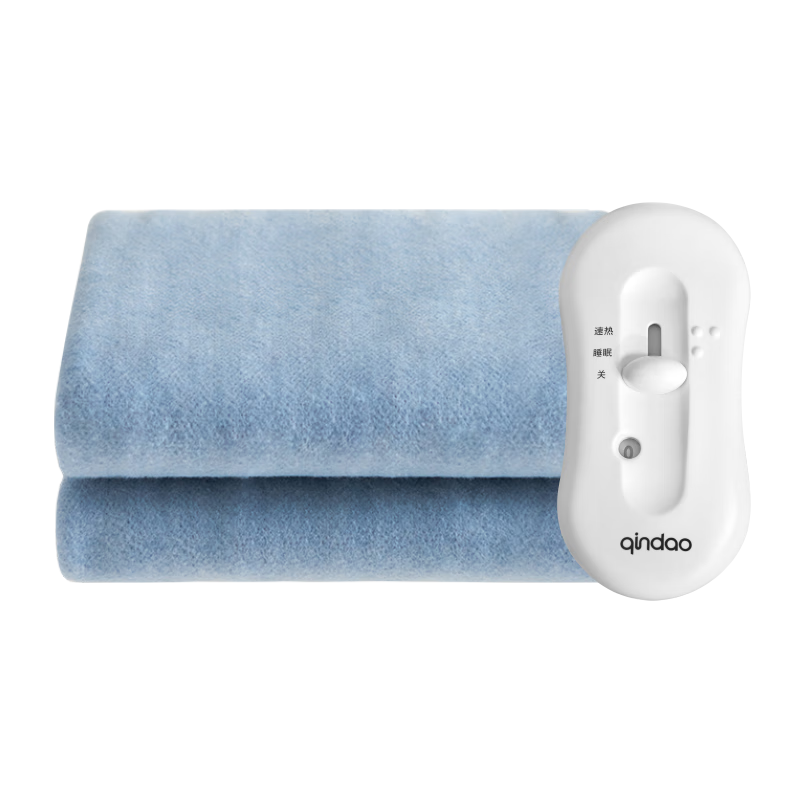 Qindao [High Temperature Cut-Off, Safe And Non-Flammable] Single-Person Double-Person Safety Mechanical Electric Heating Blanket Mattress Pad 1.5*1.2m