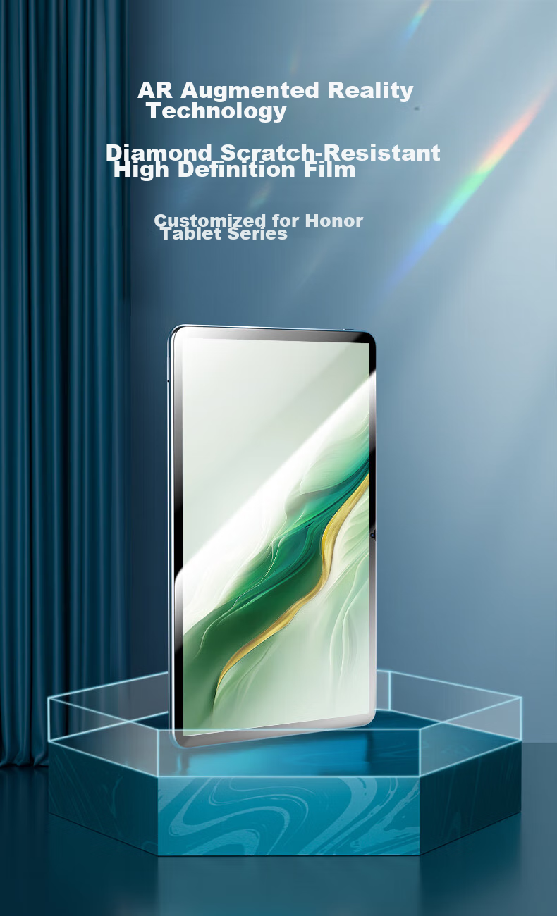 Canghua Tempered Glass Screen Protector for Honor MagicPad 3 Pro 12.3, Tempered Glass Film for Honor Tablet MagicPad 2/GT Pro 12.1 Inch, Protective Film, High Definition Screen Protector 2