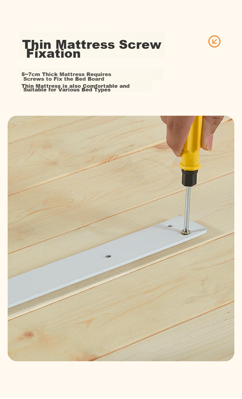 Meiruide Bedside Guardrail for Elderly, Fall Prevention Safety Handrail, No Drilling Required, Foldable 4-Level Barrier 7