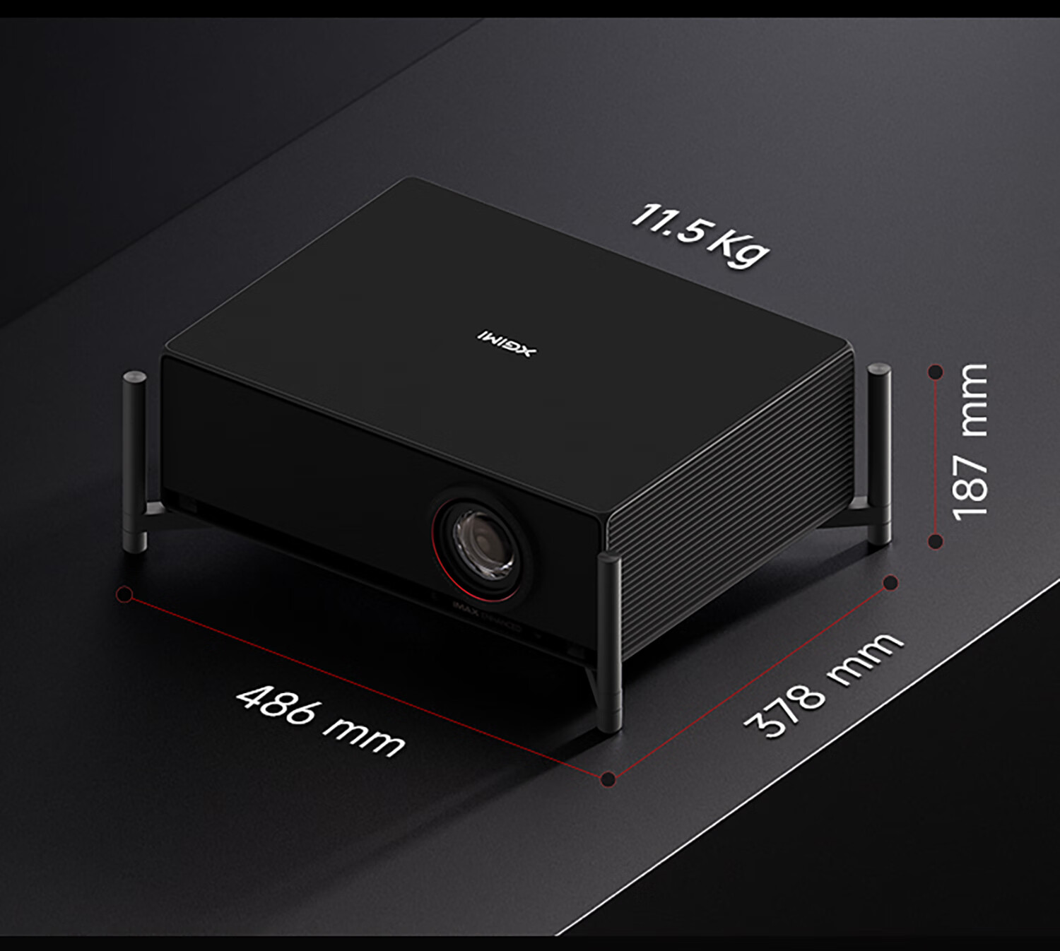 XGIMI T10 0.78" DMD Laser HDR Projector 5000 CVIA Ultra High Brightness Ultra High Dynamic Contrast 4K Ultra HD Smart Home Projector with National Subsidy 25