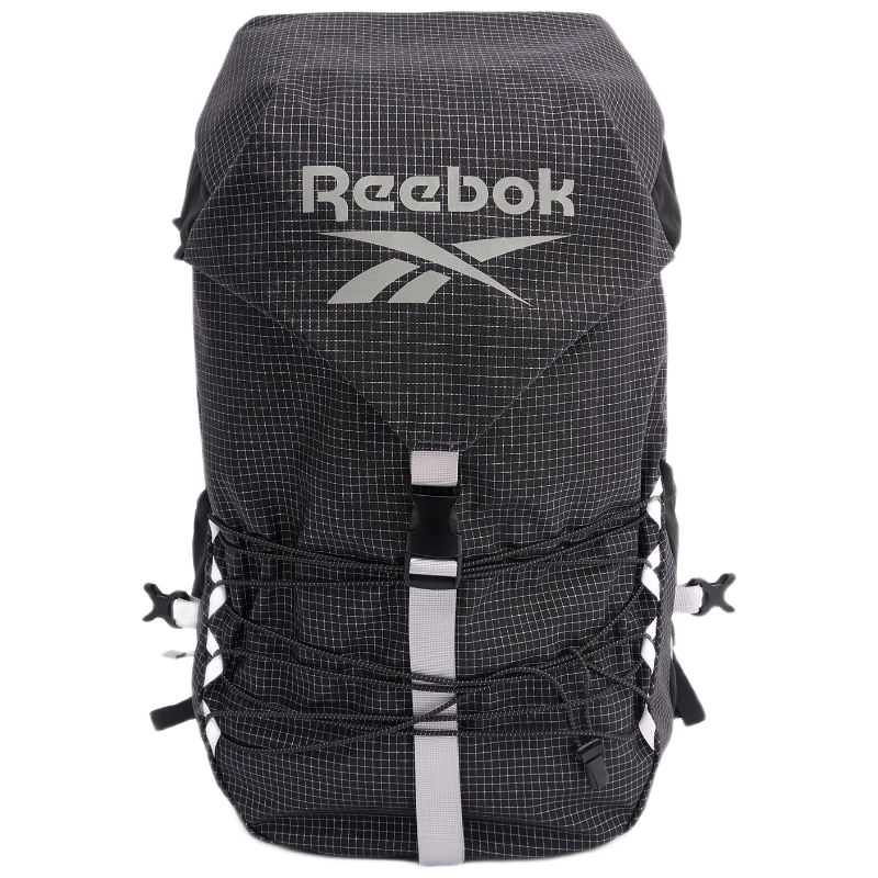Reebok Lightweight Multifunctional Sports Backpack, Outdoor Water-Resistant And Wear-Resistant Hiking Bag, Black Extra Large Size