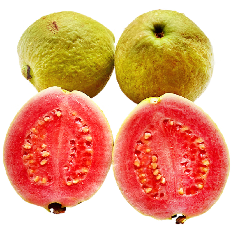 京鲜生福建红心草莓芭乐净重3斤装 单果120g起 番石榴 源头直发包邮