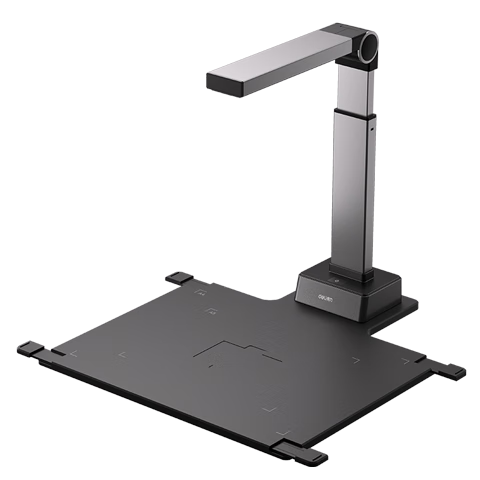 Deli Scanner High-Speed Camera, Video Display Stand with 22 Million Pixels, Automatic Continuous Scanning, AI Intelligent Photo ID Document High-Speed Scanning, High-Definition Projection, A3 Hard Base, GK446