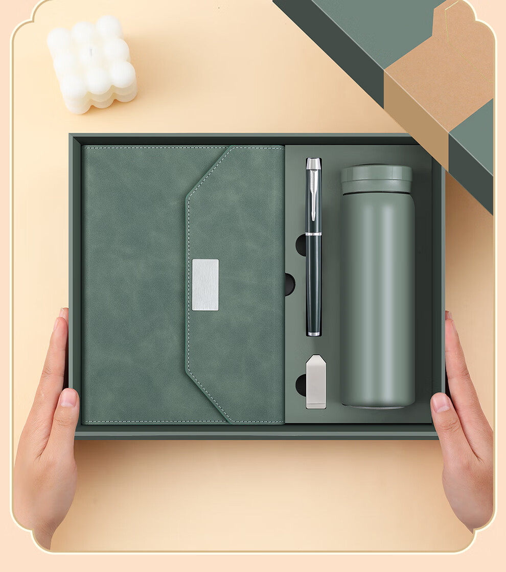 Jiaranheng Notebook Gift Box Set with Thermos, Stylish Gift for Teachers, High-Quality Office Supplies, Customizable Gift for Clients 28