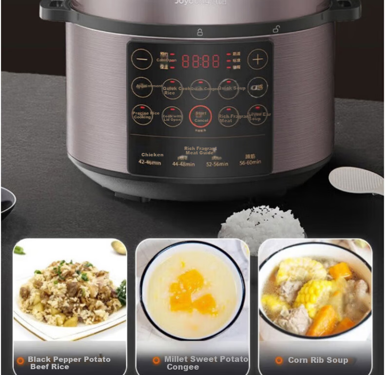 Joyoung Home 5L Electric Pressure Cooker Multifunctional Electric Pressure Cooker with Lid, High-Pressure Cooker, Electric Rice Cooker, Rice Cooking Pot Y-50C31 11