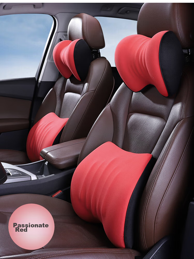 Rice Soup Car Headrest, 3D Neck Pillow, Space Memory Foam Cervical Pillow, Car Cushion, Backrest, I-725AB 16