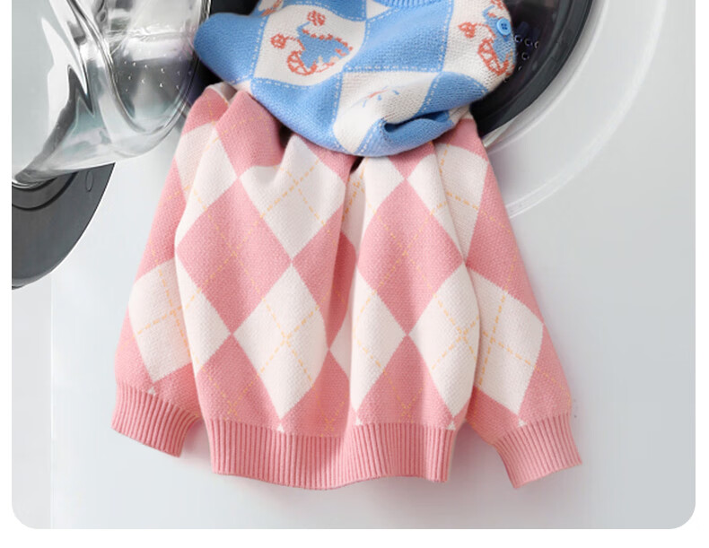 Beitais Children's Sweater Spring and Autumn Pure Cotton Unisex Baby Knitted Cardigan Versatile New Year Knitted Jacket 15