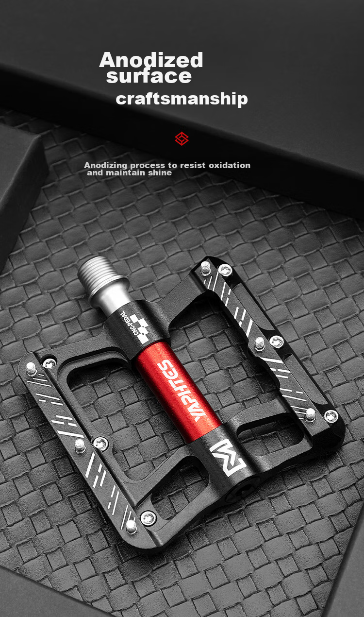 Bicycle Pedals, 3-Bearing, CNC Aluminum Alloy Pedals, Road Bike And Mountain Bike Pedals, Hollow Large Palm Surface, Non-Slip Foot Pedals, Cycling Equipment Accessories 8