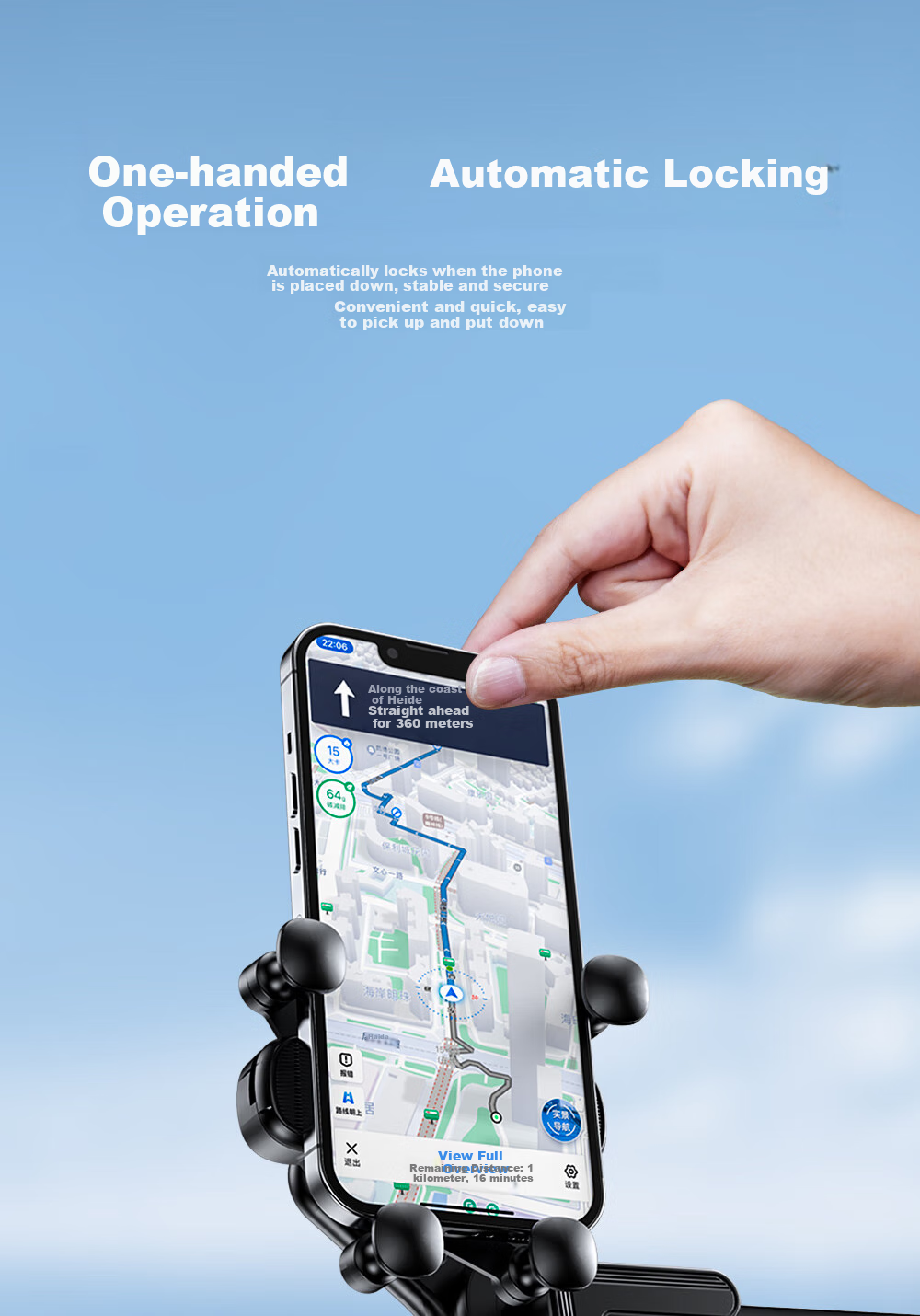 Dijialun New Car Screen Phone Navigation Mount for New Energy Vehicles, Sturdy Display Stand That Doesn't Fall Off And Is Universal 8
