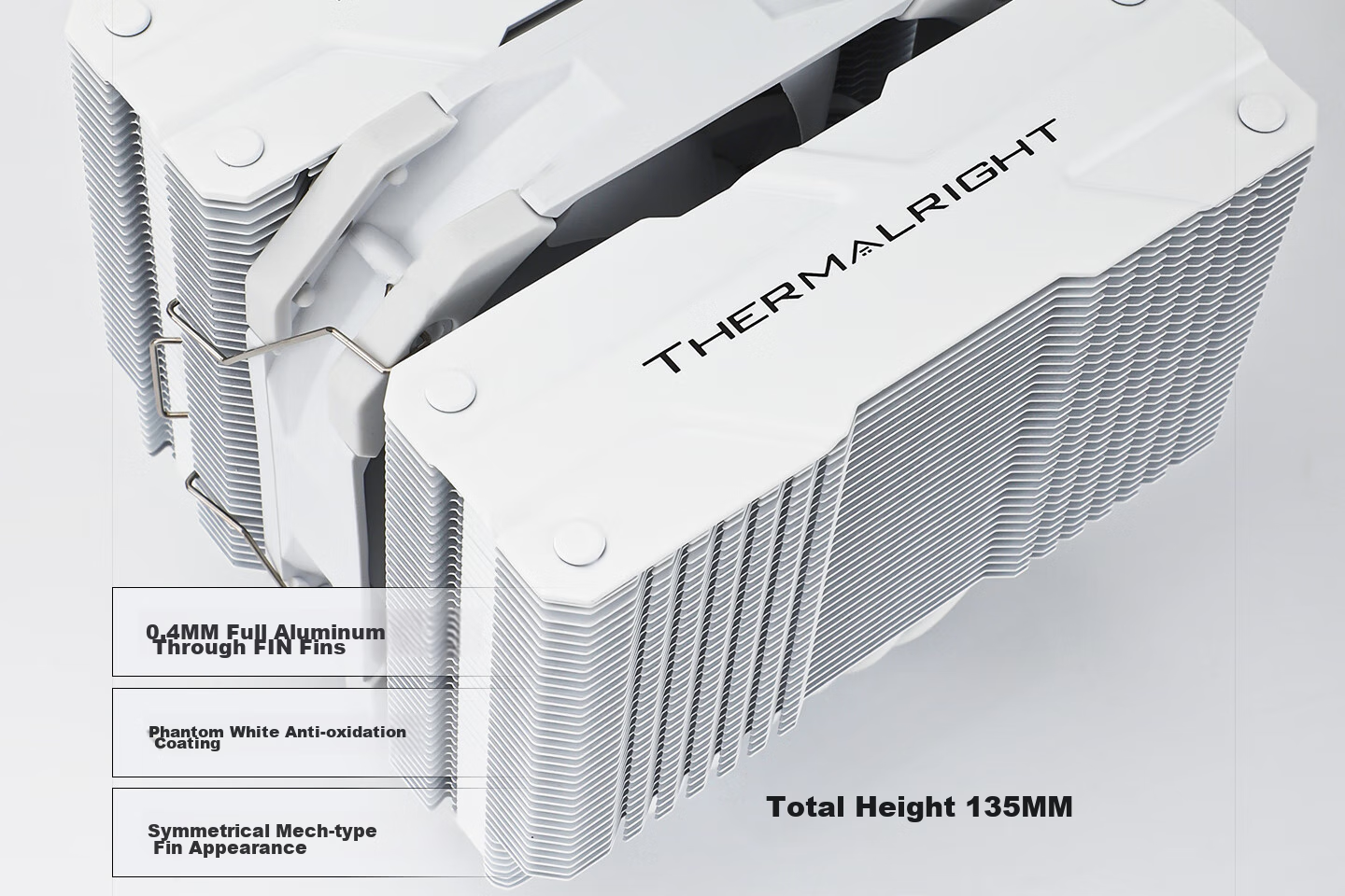 Thermalright Peerless Assassin 120 MINI WHITE, Dual Assassins, AGHP4.0 Six Heat Pipe Air Cooler, PA120 MINI WHITE 11
