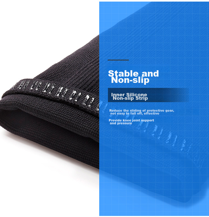 LP 667R1 Knee Pads, Sports Elastic Cycling Basketball Protective Gear, Extended Full-Leg Leg Guards, Size L 7