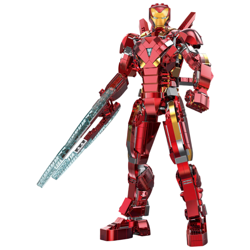 Lianhe Chuangxiang Children's Day Gift for Boys, Compatible with Lego Building Blocks, Iron Man Mecha Marvel Toys, Birthday Present