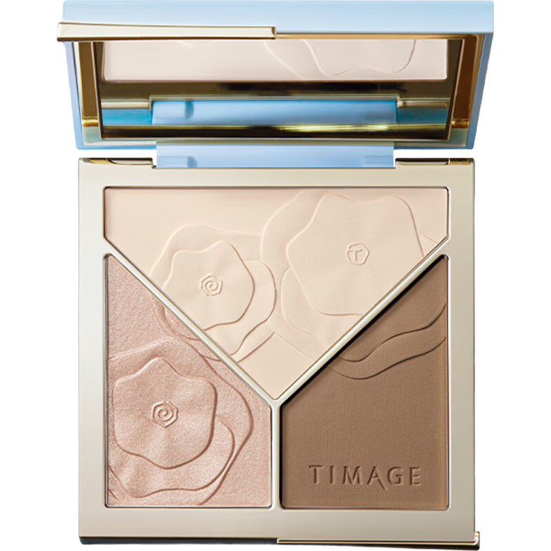 彩棠（TIMAGE）高光修容盘2.0三色一体提亮脸部轮廓01混发节日生日礼物送女友